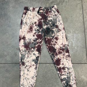 Leggings Depot Women's Printed Solid Activewear Jogger Track Cuff Sweatpants (L)